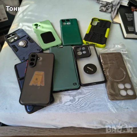 Лот от 9 калъфа за телефони (Motorola Edge 60 Pro, Samsung и др.)