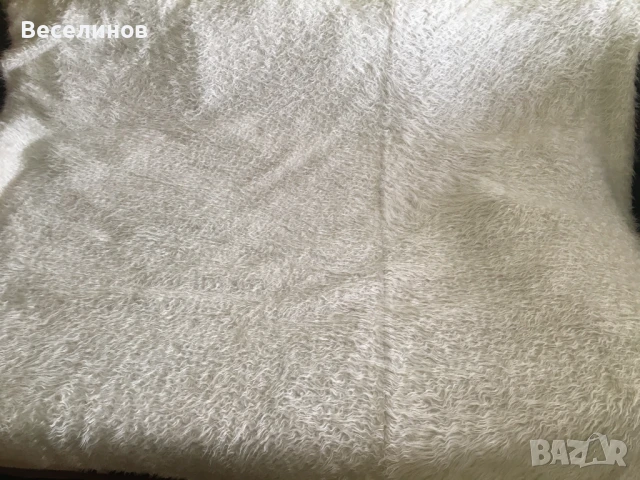 Употребяван вълнен китеник/губер, снимка 3 - Покривки за легло - 50571054