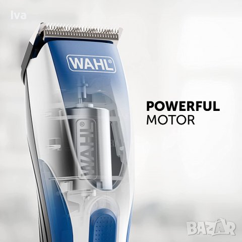 Машинка за подстригване WAHL Color Pro Cordless, батерия до 60 мин, 8 гребена от3-25мм , снимка 4 - Машинки за подстригване - 36652823