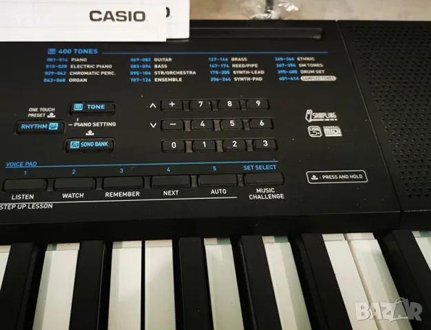 синтезатор клавир CASIO CTK-2300 пиано с 5 октави плътни клавиши и USB, снимка 6 - Синтезатори - 48952821