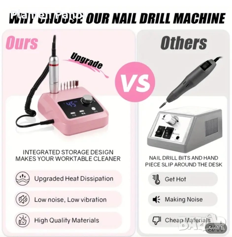 Пила за маникюр , снимка 8 - Маникюр и педикюр - 53237207