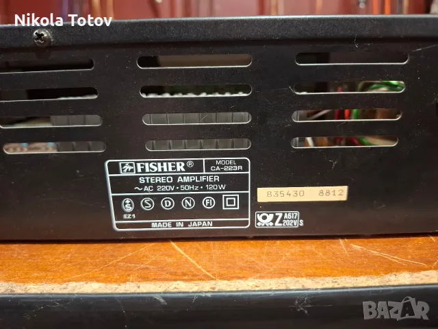 Продава се усилвател Fisher CA-223R. , снимка 7 - Ресийвъри, усилватели, смесителни пултове - 56136221