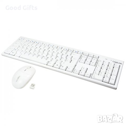 Безжична клавиатура и мишка LogiLink, снимка 2 - Клавиатури и мишки - 39301057