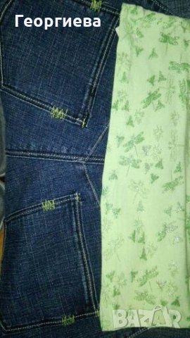 Красив комплект от дънкови къси панталони и потник👖👕M/L👖👕, снимка 13 - Комплекти - 30017121