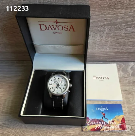 БАРТЕР DAVOSA Aviator FLY BACK Chronograph, снимка 3 - Мъжки - 45254550