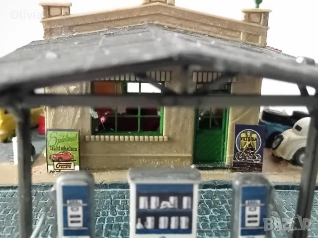 Diorama, бензиностанция диорама мащаб 1:64, работилница, снимка 8 - Колекции - 49621901