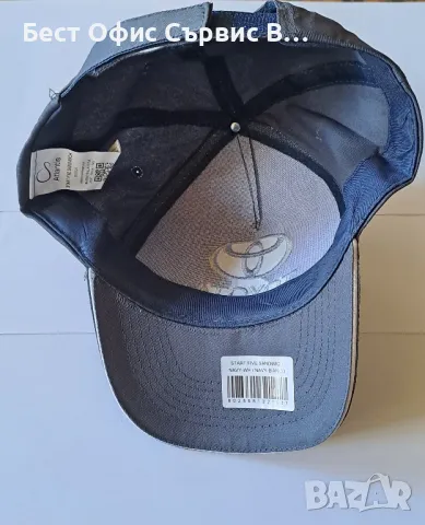 шапка бейзболна  Toyota с бродерия, тъмно синьо почти сиво, снимка 8 - Шапки - 48288745
