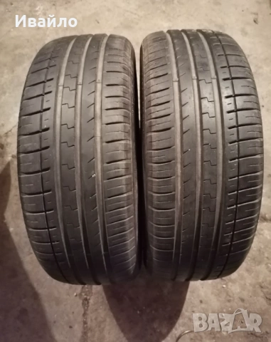 Продавам 2 броя летни гуми 205.55.16 на 1 сезон дот 2021 