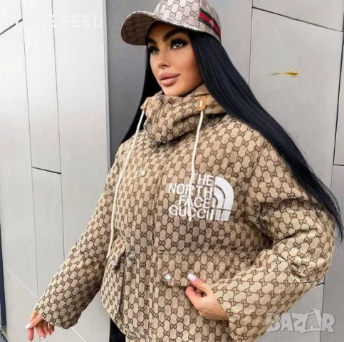 The North Face Gucci ⚜️Дамско Зимно Яке , снимка 4 - Якета - 55983488