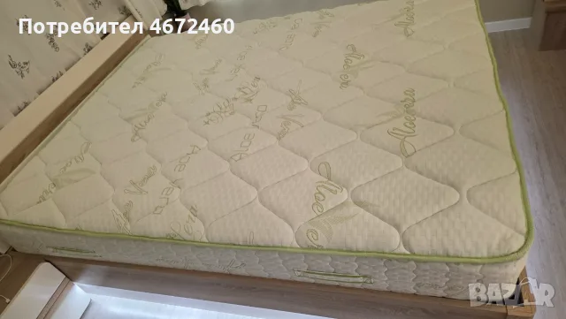 Двулицев ортопедичен матрак Verde Pocket Блян 160x200х30, снимка 2 - Матраци - 56298717