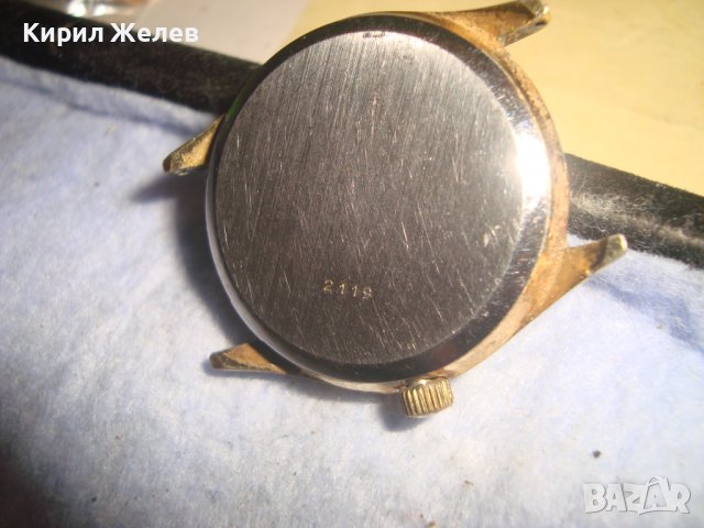 JUNGHANS ANTICHOC 19 RUBIS ПОЗЛАТЕН МАРКОВ ВИНТИДЖ НЕМСКИ ЛУКС ЧАСОВНИК ЮНГХАНС РЯДЪК Работещ 20874, снимка 3 - Антикварни и старинни предмети - 36721968