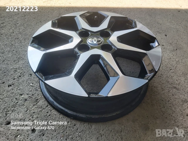 1 брой алуминиева джанта за Toyota Aygo 15, снимка 2 - Гуми и джанти - 51217454