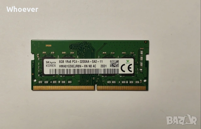 HMA81GS6CJR8N-XN N0 AC SK Hynix Korea 8GB DDR4 3200MHz