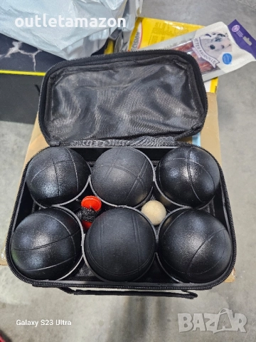 Комплект 6 стоманени топки Enero Pro за игра на петанк