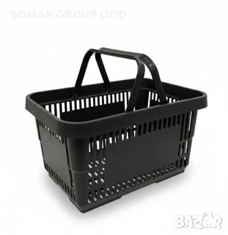 Пластмасова кошница 22 литра черен мат