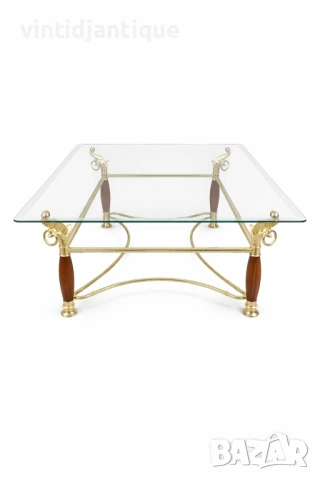 Винтидж холна маса в стил Hollywood Regency, снимка 3 - Маси - 54063420