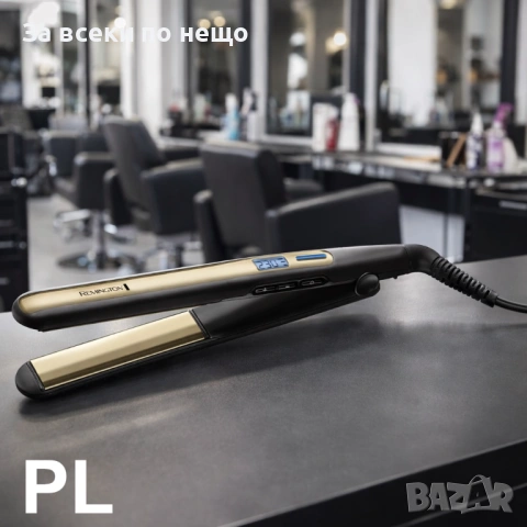Преса за изправяне и къдрене Remington S6500 Sleek & Curl Код P2081 , снимка 2 - Преси за коса - 54035093