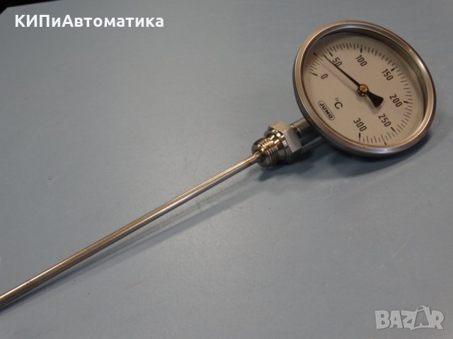 биметален термометър JUMO ф100mm, 0-300°C, снимка 8 - Резервни части за машини - 34452509