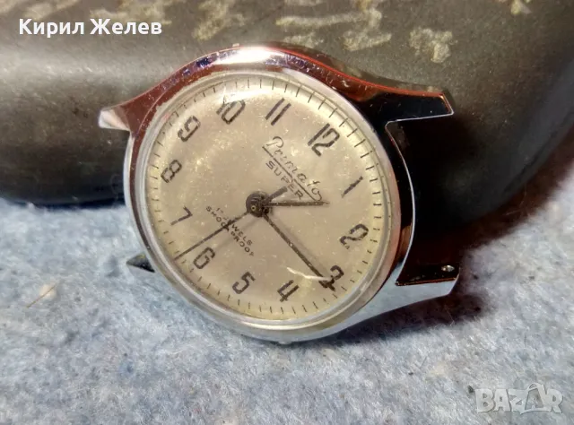 PRIMATO SUPER 17 JEWELS Стар СТИЛЕН ВИНТИДЖ МОДЕЛ МЕХАНИЧЕН ДАМСКИ ЧАСОВНИК 49251, снимка 6 - Антикварни и старинни предмети - 48277706