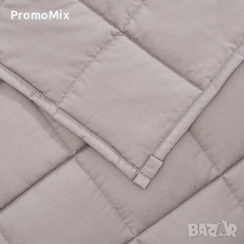 Одеяло с тежести 9 кг Amazon Basics Twin SU001 120х180см Юрган тежко Утежнено одеяло Антистрес двойн, снимка 4 - Олекотени завивки и одеяла - 44209356