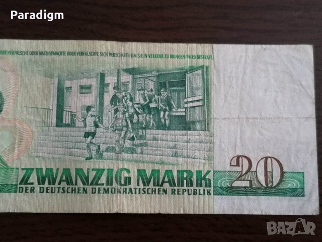 Банкнота - Германия - 20 марки | 1975г., снимка 6 - Нумизматика и бонистика - 35275371