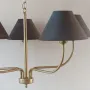 Модерен класически висящ полилей метал с дърво / 6 рамена, снимка 10