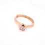 Златен дамски пръстен с диамант 0,24Ct. чистота:VS размер:54 модел:34028-1, снимка 1
