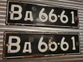 Стари емайлирани регистрационни номера, снимка 3