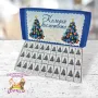 Кутия 30 броя Шоколадови бонбони Коледни късметчета, снимка 5