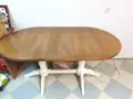Дървена масивна трапезна маса , снимка 2