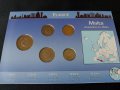 Малта - Комплектен сет от 5 монети , 2001-2005, снимка 2