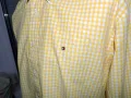 Tommy Hilfiger Mens Yellow/White Checked Shirt - мъжка риза с дълъг ръкав размер XL, снимка 4
