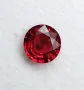 Наситено червен рубин с кръгла форма и тегло 0.82кт! VS чистота! Сертификат!, снимка 2