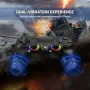 2бр. безжични гейм контролери за PS4/PC с RGB и вибрации, снимка 4