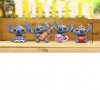 4 бр малки Стич Stitch фигурки пластмасови PVC за игра и украса торта топер фигурка, снимка 4