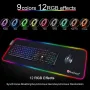 RuoCherg RGB игрална подложка за мишка 800x300,за геймъри,противоплъзгаща гумена основа и водоустойч, снимка 1