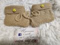 Бебешки и детски ръчно плетени терлички чорапи