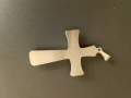 Голям кръст 9х5 см. мед.стомана, снимка 2