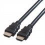 Кабел HDMI M - HDMI M Roline 11.04.5575 Черен, 5м HDMI M to HDMI M High Speed, снимка 2