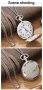 NOUSEG винтидж гравиран джобен кварцов часовник THE GREATEST DAD + верижка, снимка 4