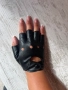 Черна дамска кожена ръкавици без пръсти за дясната ръка 🖤, снимка 3