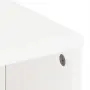 vidaXL Страничен шкаф с чекмедже ODDA White 40x24x79 cm, снимка 9