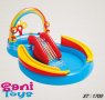 Надуваем център за игра с пързалка Дъга INTEX, снимка 1 - Надуваеми играчки - 40786519
