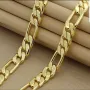Мъжки ланец/синджир с 14К златно покритие, снимка 3