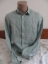 Мъжка риза с дълъг ръкав от лен We, снимка 1 - Ризи - 26518502