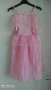 6-8г Розов костюм, розова рокля за Принцеса за Хелоуин , снимка 1 - Детски рокли и поли - 38338526