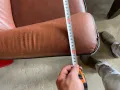 Двуместен кожен диван , снимка 7