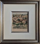 Петър Ненов (1951– ) Велико Търново монотипия от маслени бои , снимка 1