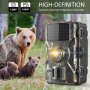 2024г 128GB Водонепромокаема FULLHD 1080P Ловна Камера+Екран Фото Капан 940nm НЕВИДИМО Нощно Виждане, снимка 16