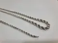 Сребърен синджир с гривна комплект, снимка 2